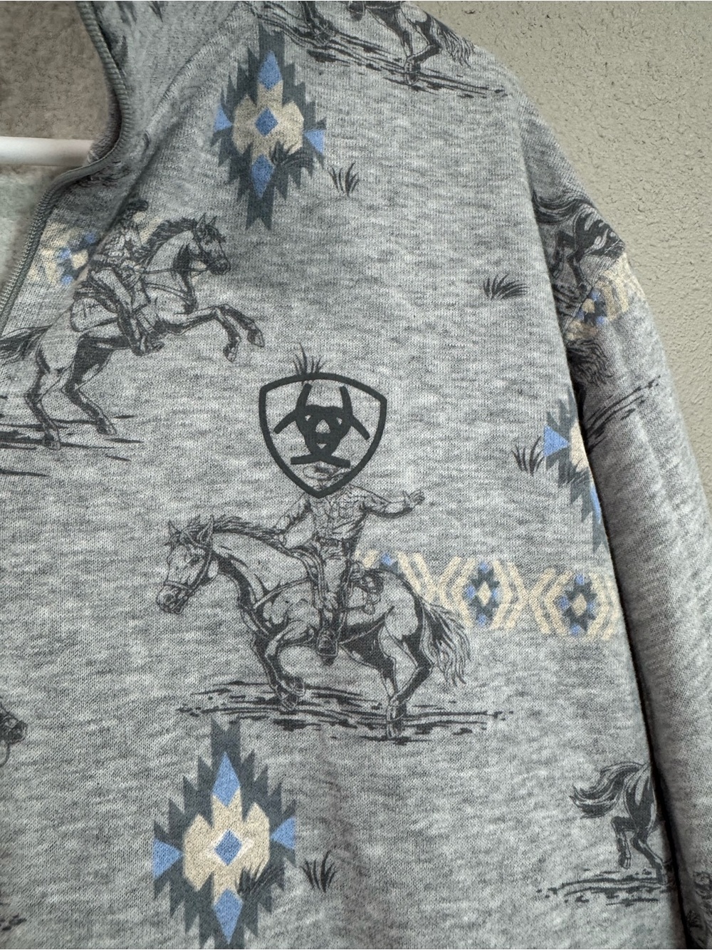 Ariat Women’s Sapphire 1/2 Zip Sweatshirt - Picture 4 of 5